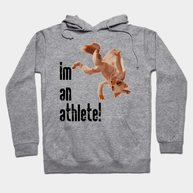 im an athlete! Hoodie by GrendelFX